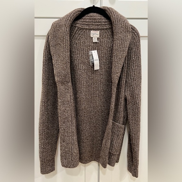 J.CREW MEN’S RUGGED MERINO WOOL-BLEND CARDIGAN SWEATER, SIZE M, NWT. - Picture 11 of 12